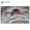LF steel glass dome roof skylight structure construction for shopping mall